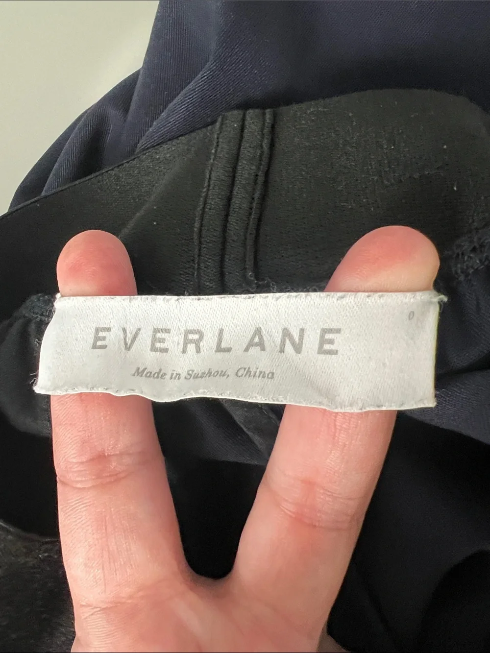 Everlane Wool Elastic Waist Pant Navy Size 0